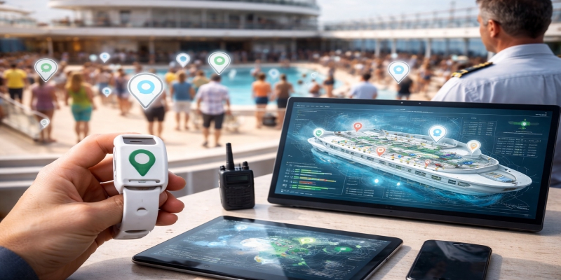 Nuevas tecnologías de localización mejoran los protocolos de evacuación y seguridad en cruceros