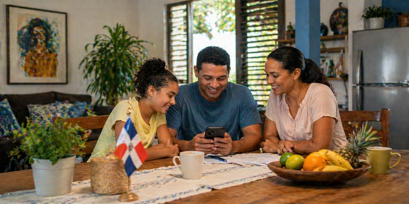 Remesas, consumo e inversión familiar refuerzan la economía de República Dominicana