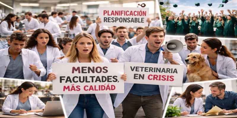 El debate universitario sobre Veterinaria: estudiantes reclaman frenar la expansión y mejorar la calidad formativa