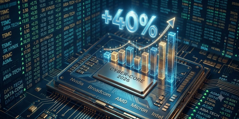 Los semiconductores (SOX) registran su mayor subida mensual desde la burbuja de las puntocom