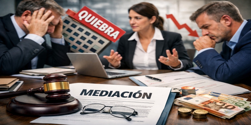 Cómo la Mediación Evita la Quiebra Empresarial en España: Claves Jurídicas y Económicas