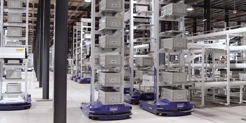 RETAILERS ACCELERATE WAREHOUSE AUTOMATION AS ONLINE DEMAND AND COST PRESSURES GROW