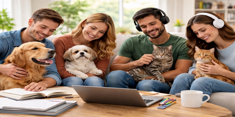 Cómo los animales de compañía influyen en el bienestar, la empleabilidad y el aprendizaje