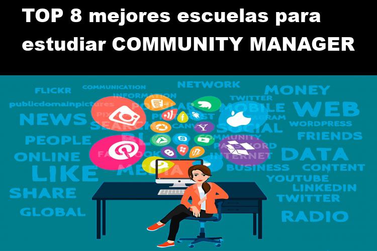 RANKING de las 8 mejores escuelas para estudiar Cursos de Community Manager en el 2026
